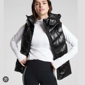 Athleta Lofty Goose Down Black Vest